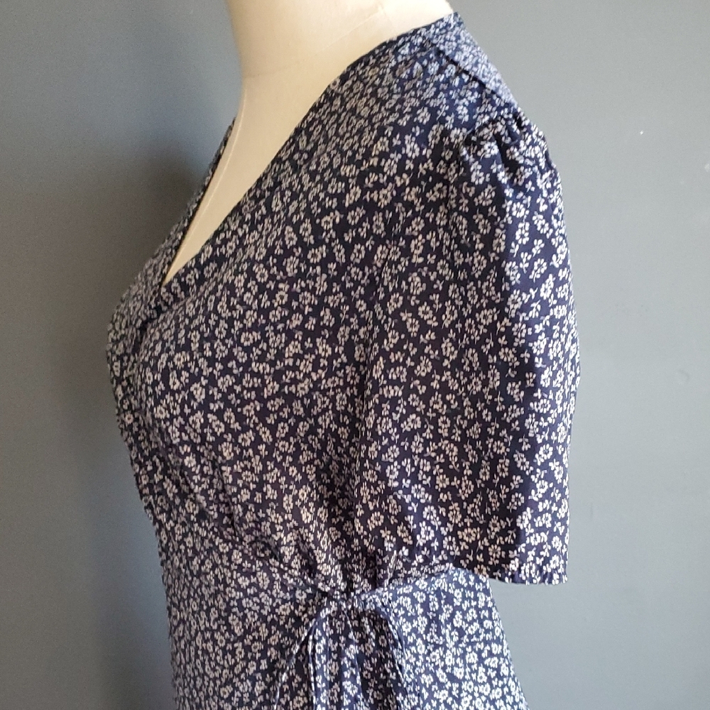 Pretty Garden Elegant Floral Wrap Maxi Dress - Picture 6 of 15